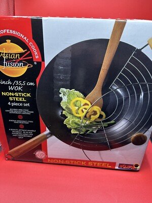 Asian Fusion Cookware Set - Wok & Stir Fry Collection