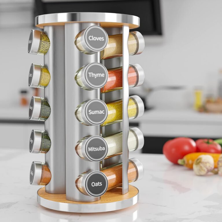 Carousel Spice Rack - Rotating Kitchen Spice Organizer