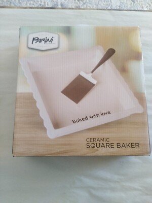 Parini Cookware Square Baker - Ceramic Square Baking Dish